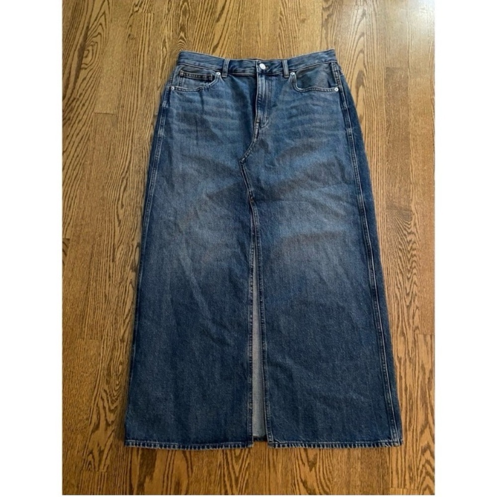 MADEWELL Denim Midi Skirt - Picture 7 of 9
